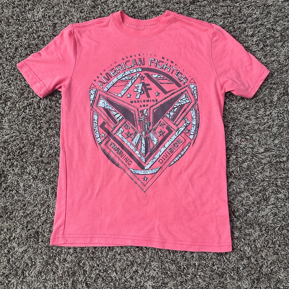 American Fighter Kids Coral Graphic Tee